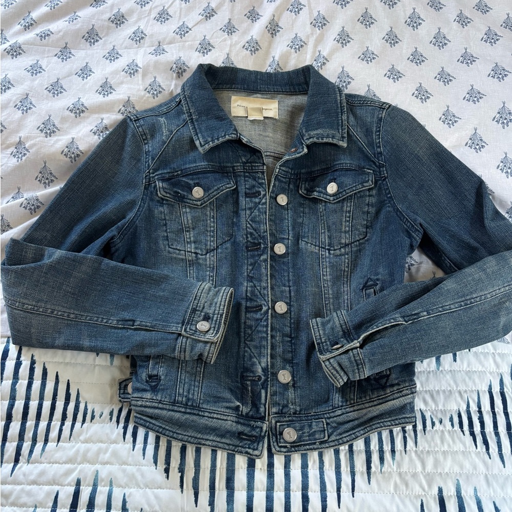 Pilcro & The Letterpress Dark Wash Denim Jacket